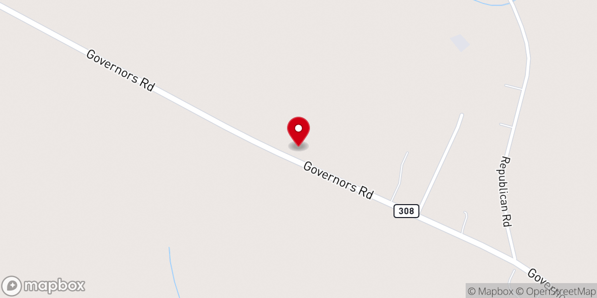 Map showing location of Trueway Holiness Cogic