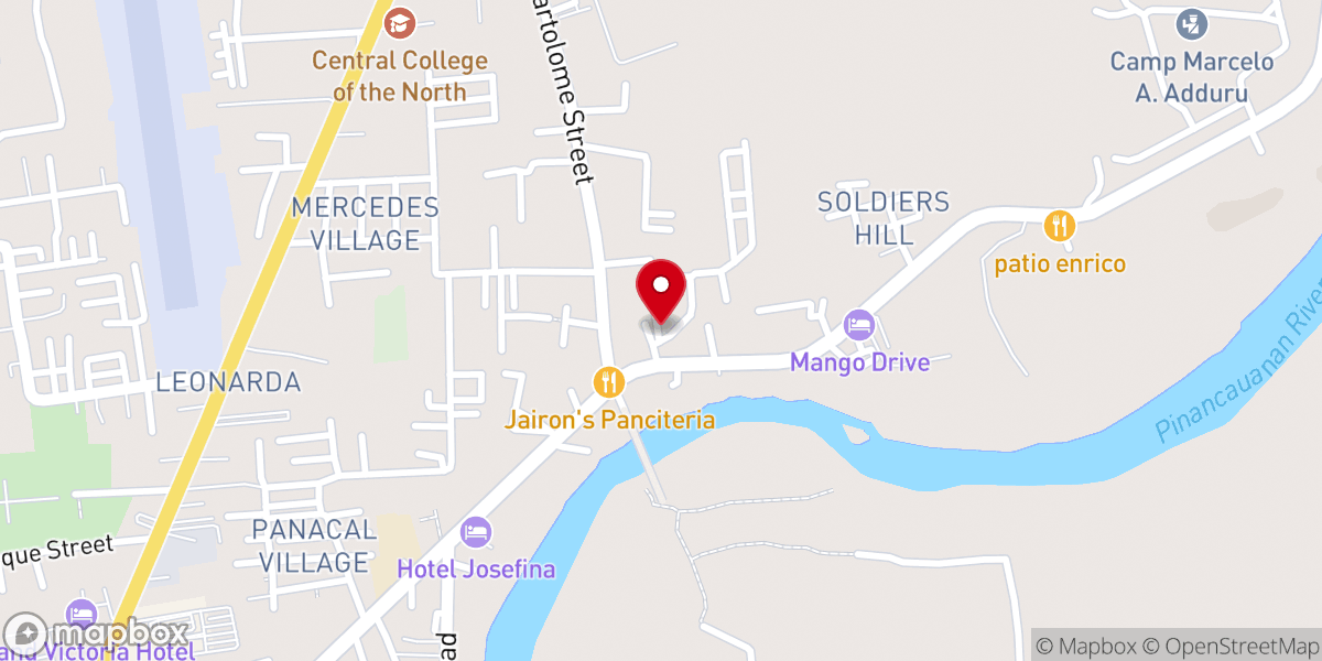 Map showing location of New Hope Community Church - SBC