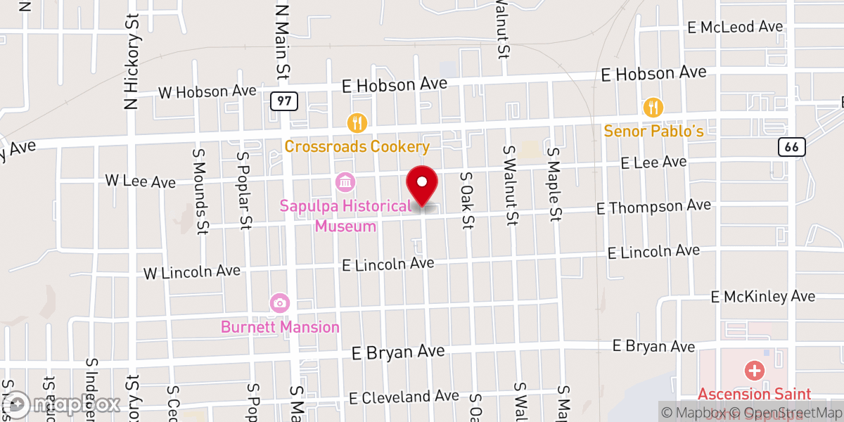 Map showing location of The Brick