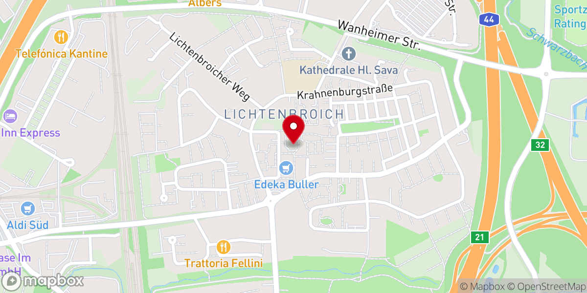 Map showing location of UMC