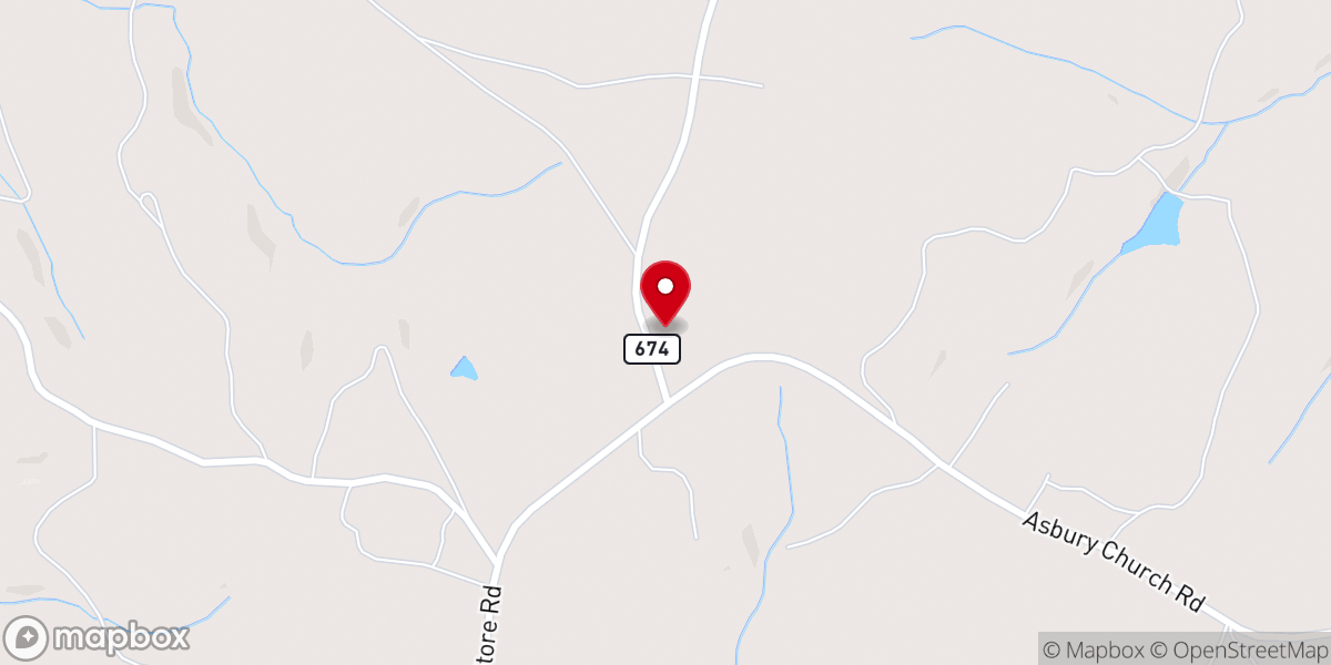 Map showing location of Christ Temple Holiness Church