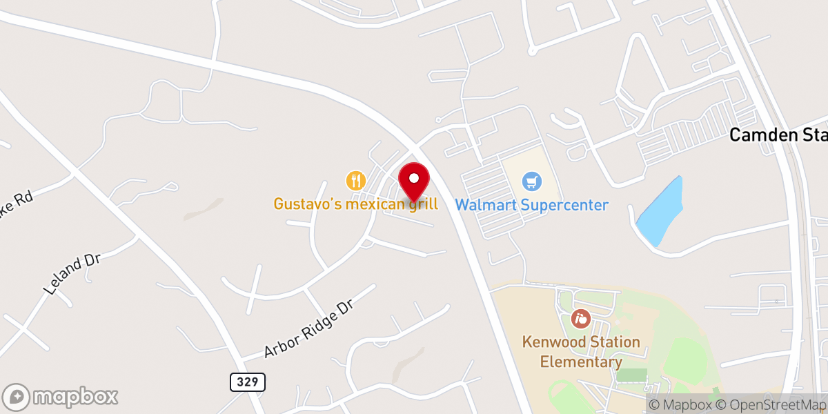 Map showing location of Crestwood Festival of Nativities