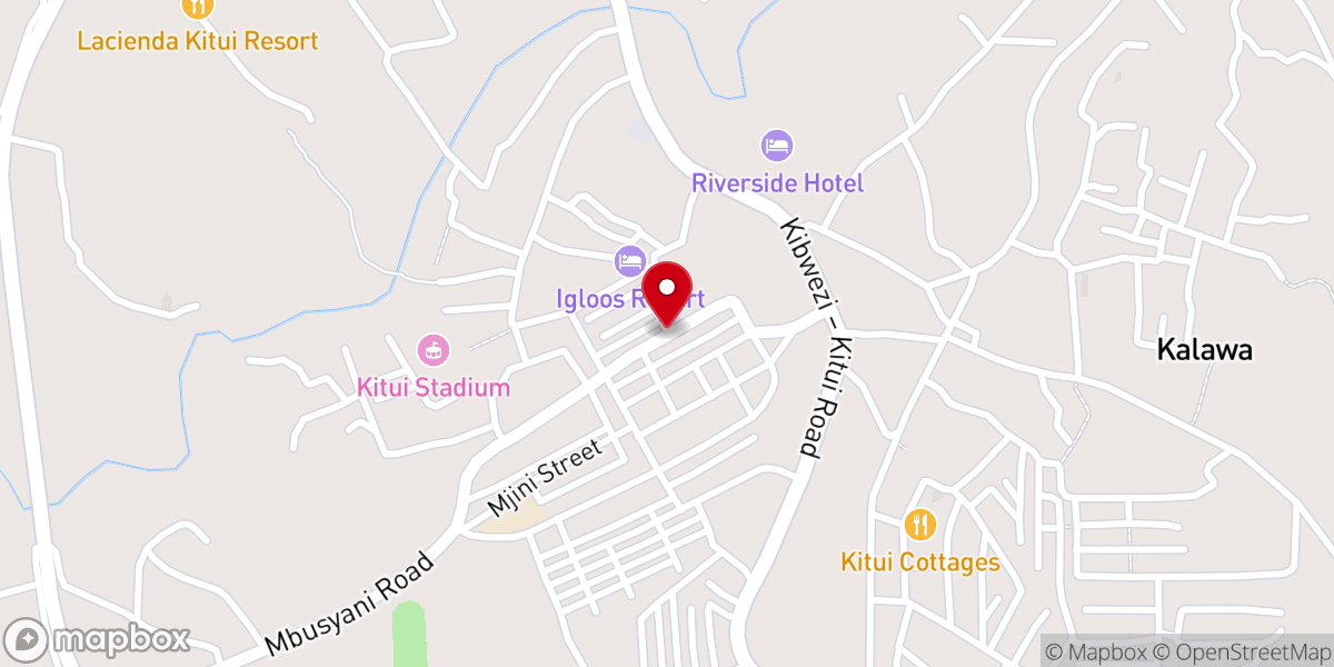Map showing location of Kingdom seeker church