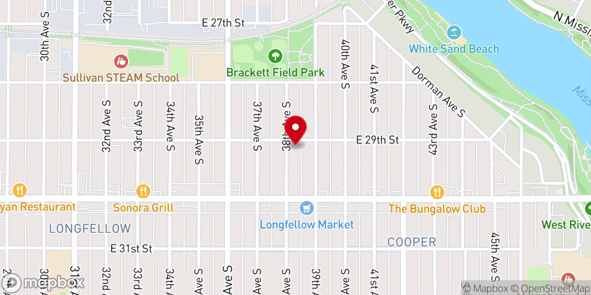 Map showing location of Bread of Life Deaf Lutheran Church