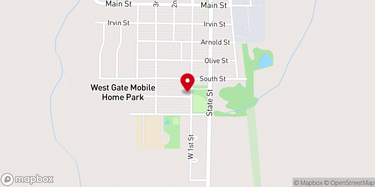 Map showing location of St Vincent de Paul Catholic Church