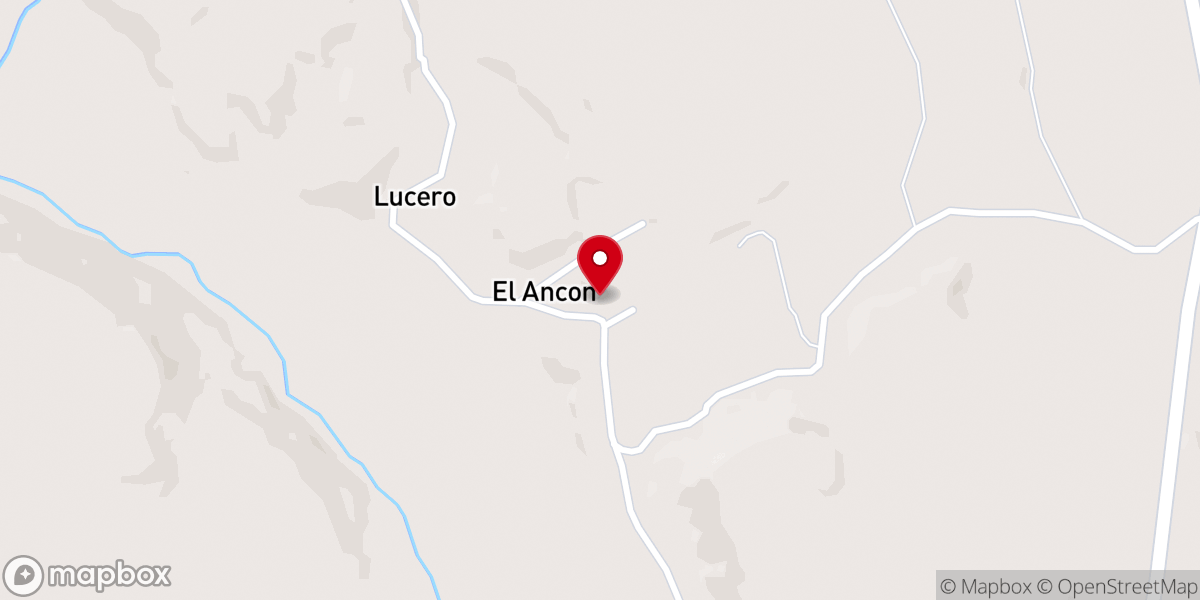 Map showing location of Ancon Church Christ