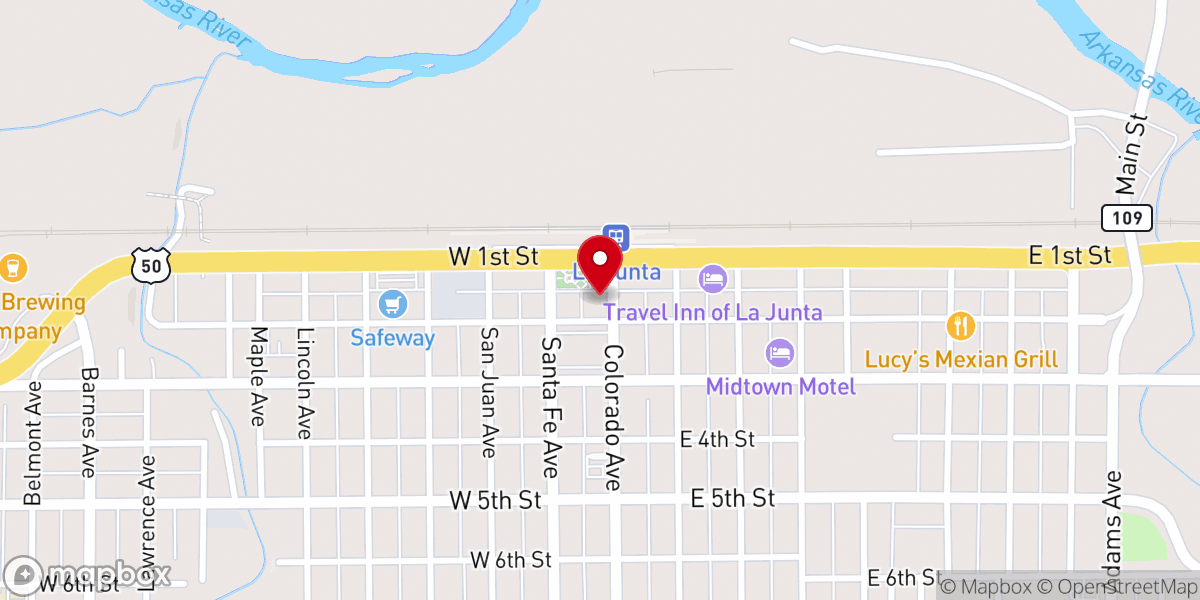 Map showing location of The Copper Kitchen