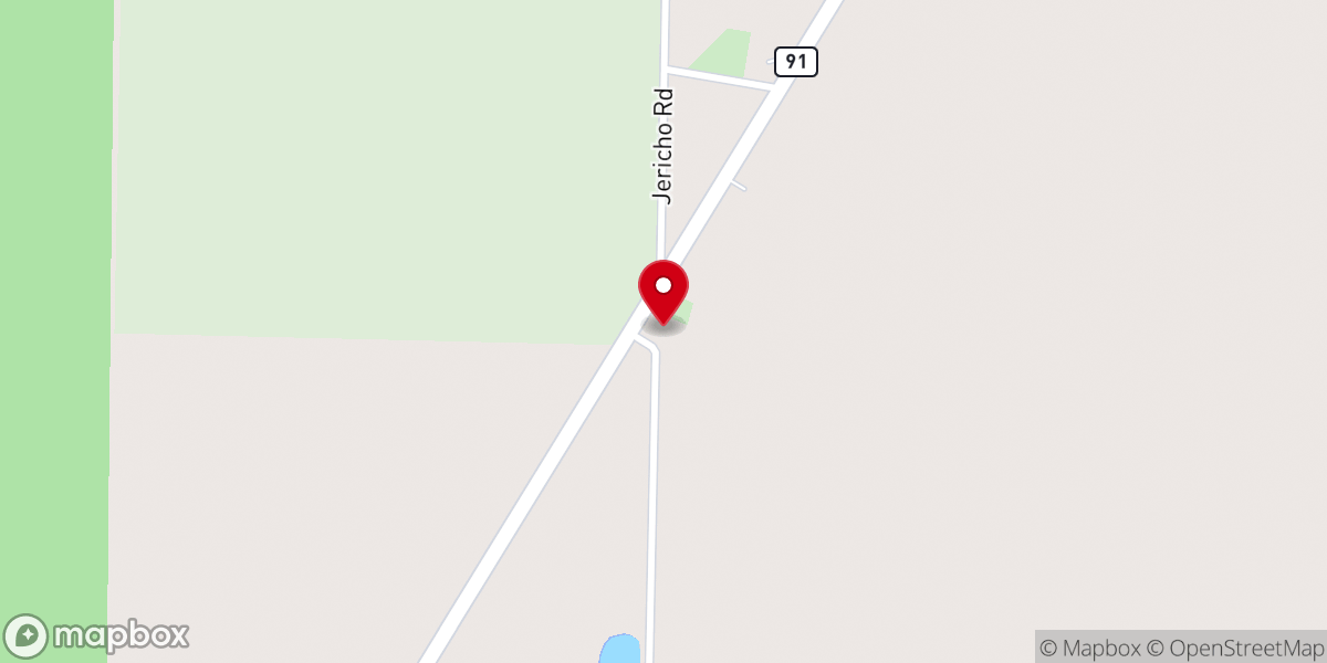 Map showing location of Pilgrim Home Church