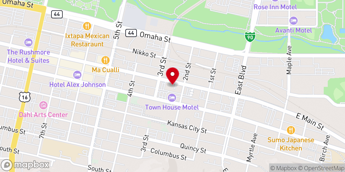 Map showing location of Mustard Seed Catholic Store