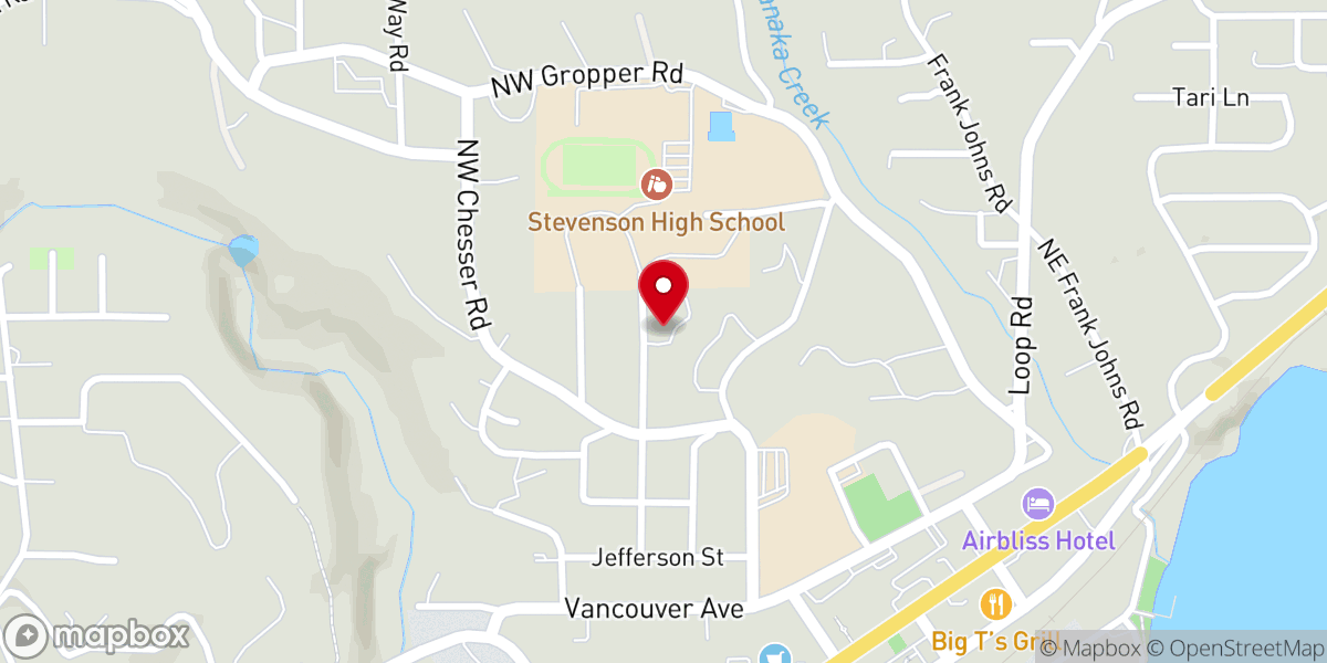 Map showing location of River Christian Church