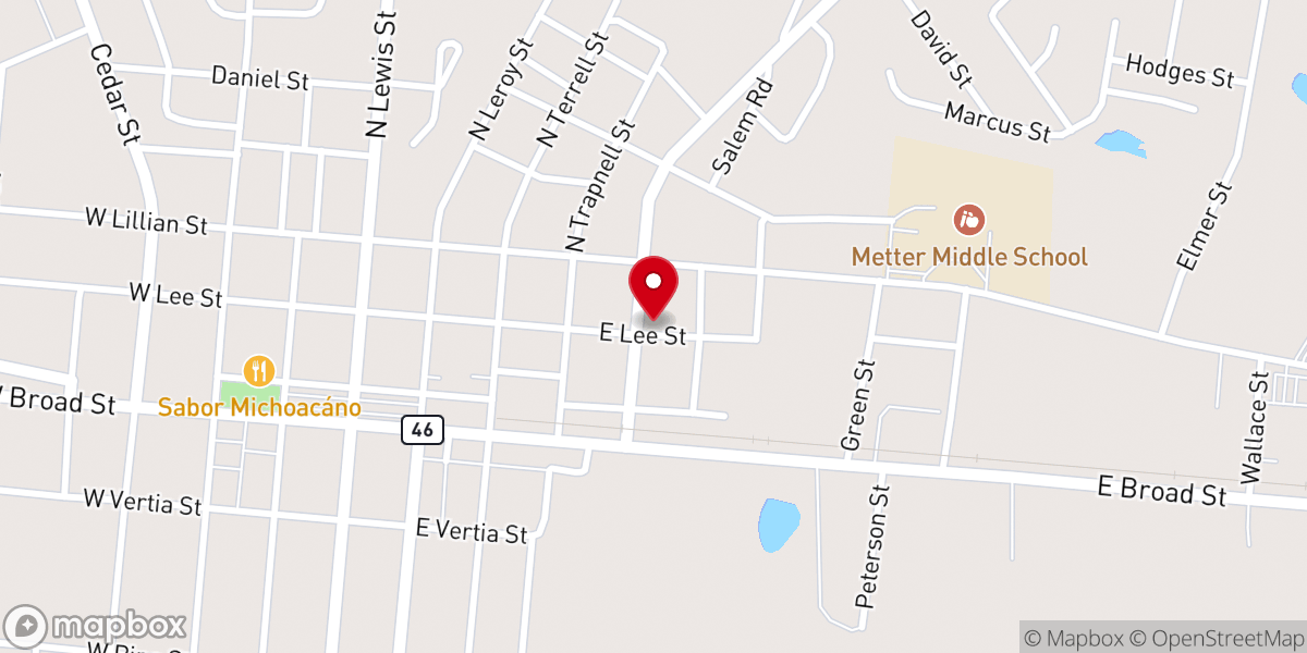 Map showing location of St Luke Independnt Methodist Church