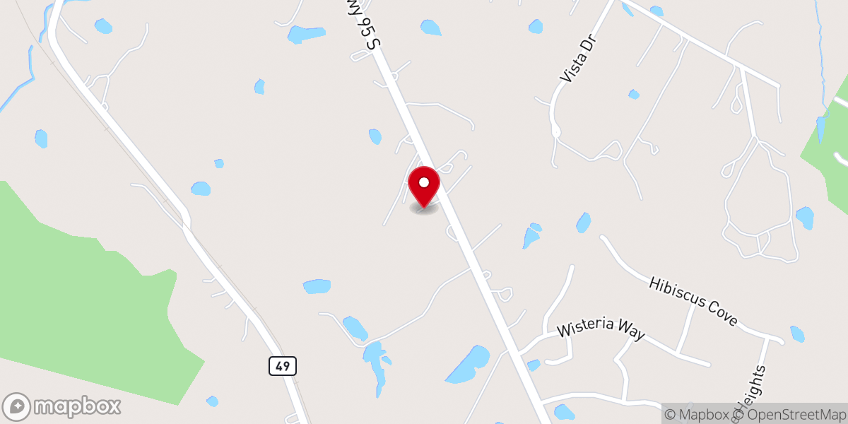 Map showing location of Mt Pleasant Baptist Church