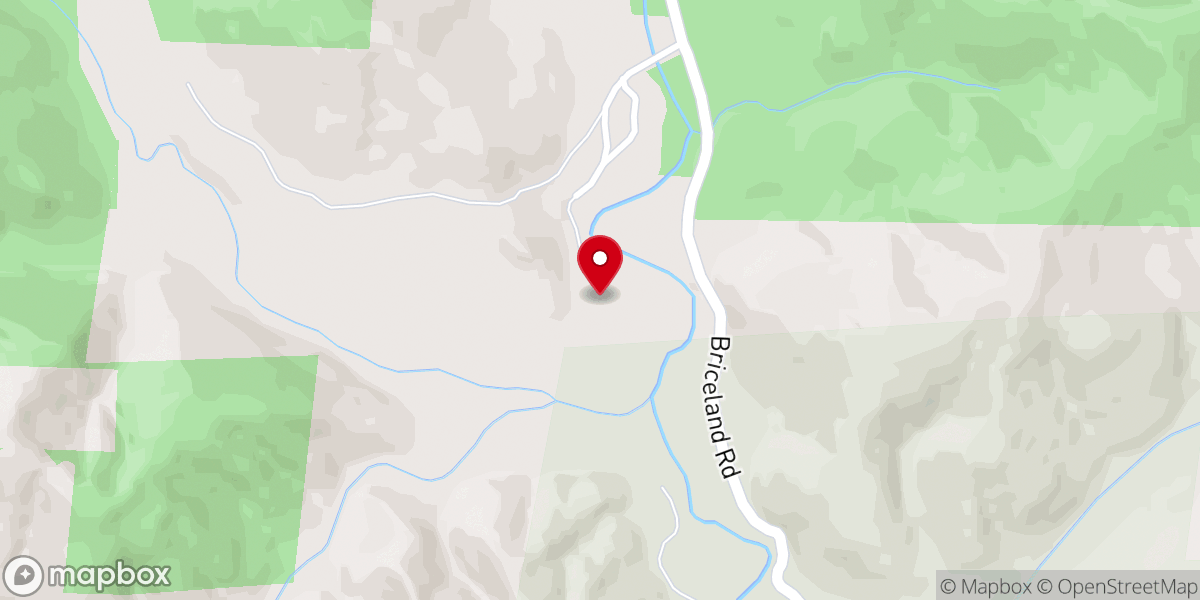 Map showing location of Redwoods Monastery