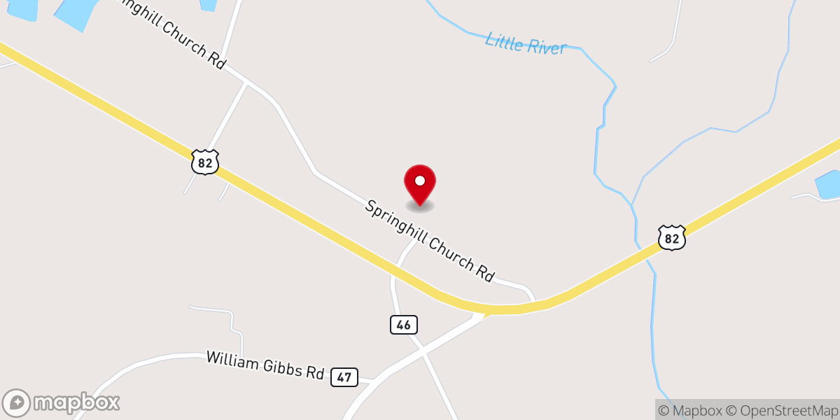 Map showing location of New Life House of Praise