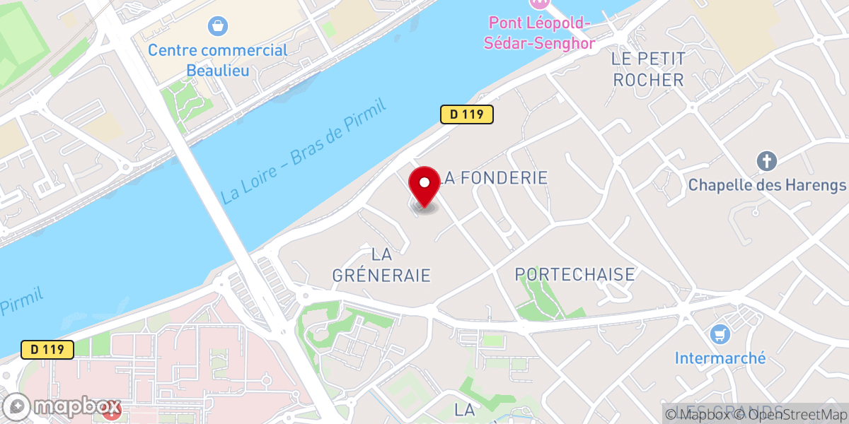 Map showing location of Frères de SAINT-GABRIEL