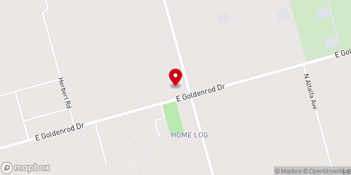 Map showing location of Gardendale Church