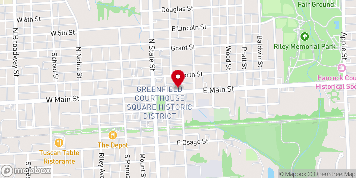 Map showing location of Kenneth Butler Memorial Soup Kitchen