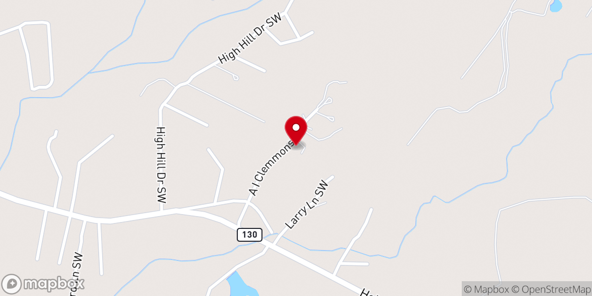 Map showing location of United Vision Church