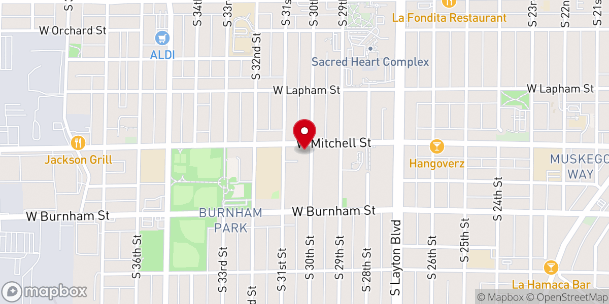 Map showing location of ChristWay United Methodist Church
