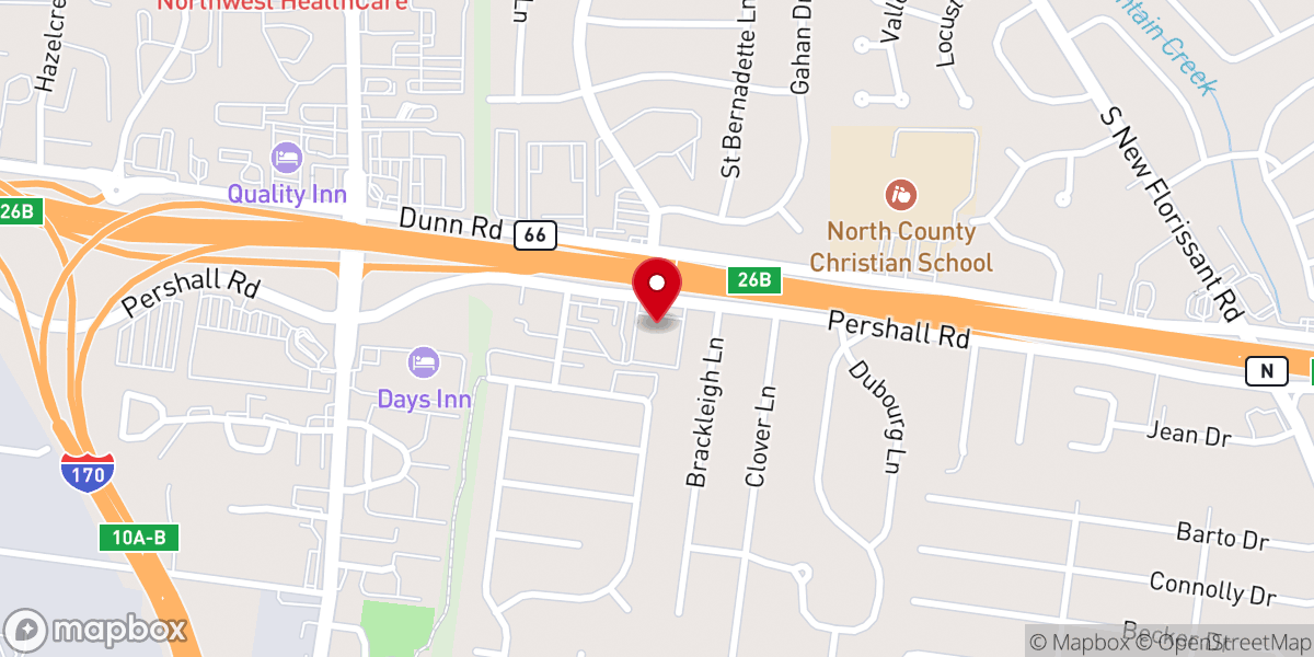 Map showing location of St. Peters House of Prayer Baptist Church