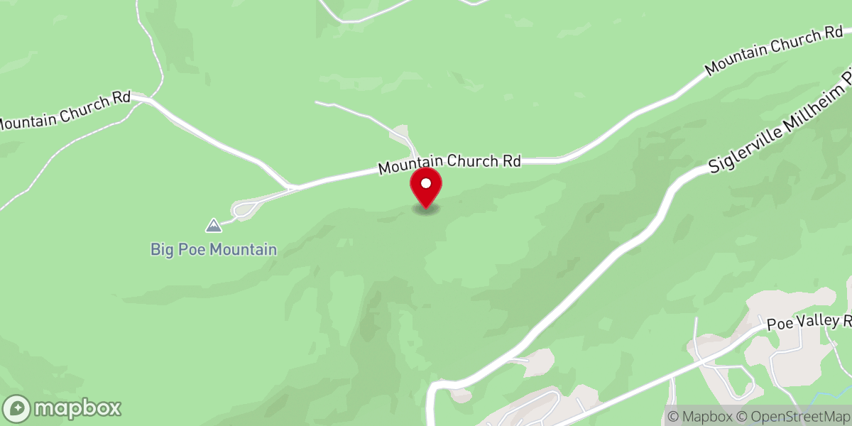Map showing location of Moes Lock N Key