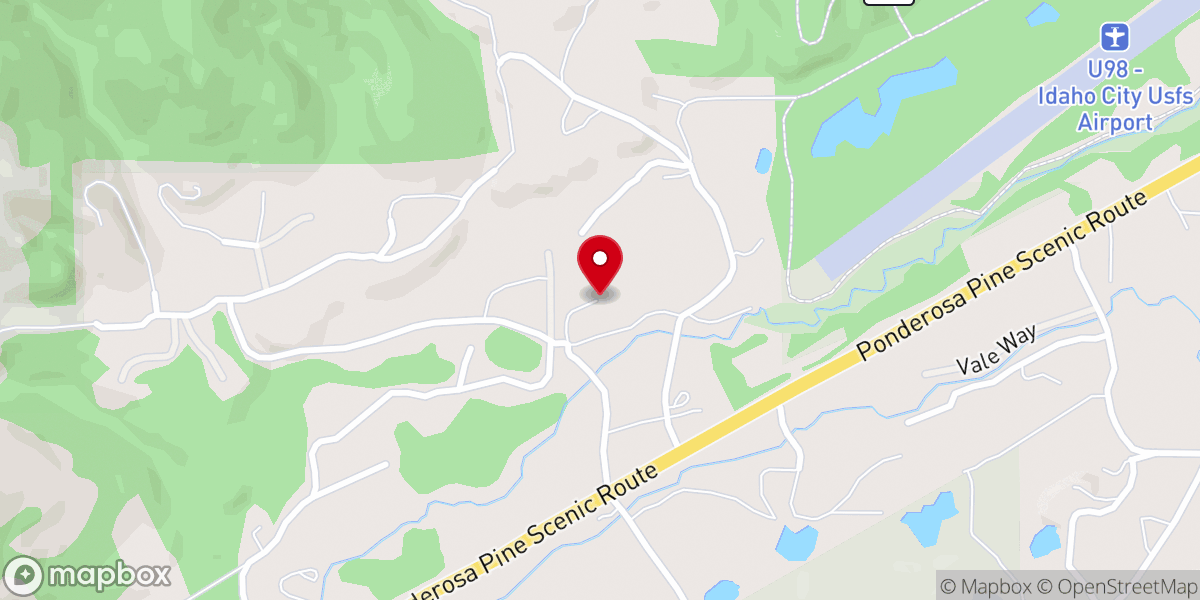 Map showing location of Community Baptist Church