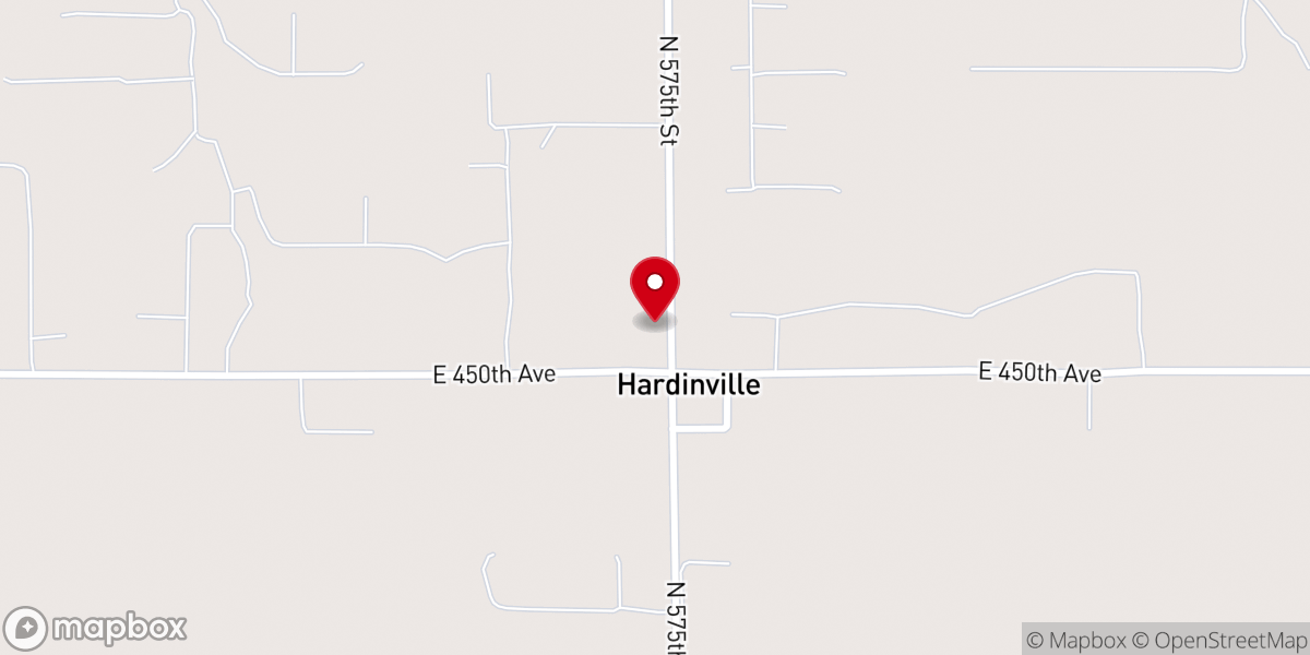 Map showing location of daring to soar ministries