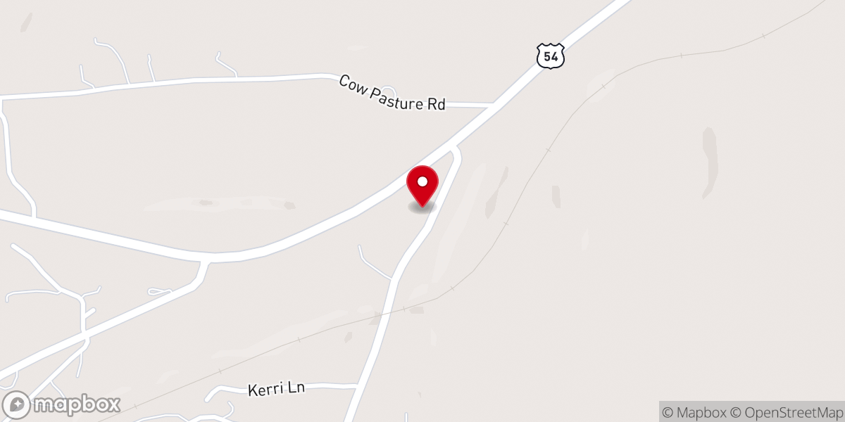 Map showing location of The Refuge Church of Pike County MO