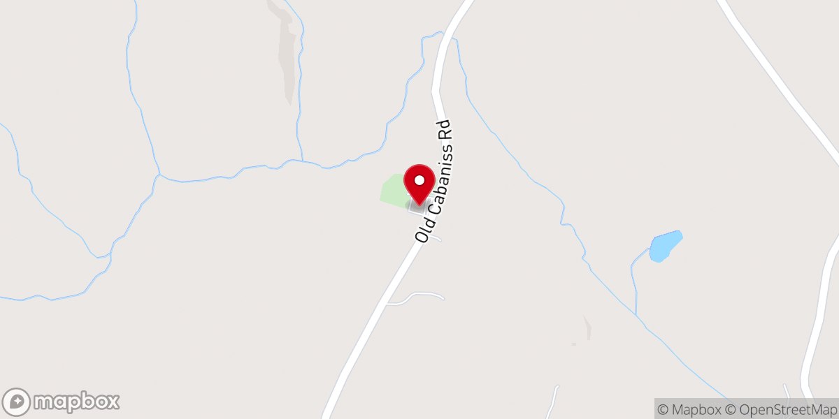Map showing location of Antioch Baptist Church