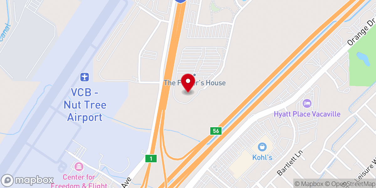 Map showing location of Chapel Coffee