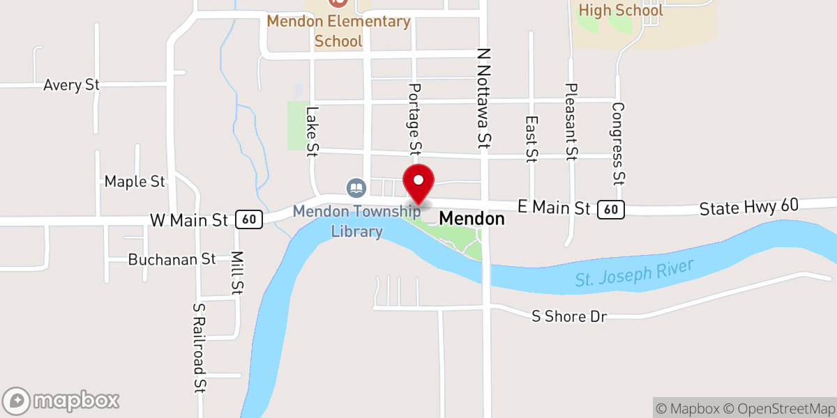 Map showing location of Creator's Praise Ministries