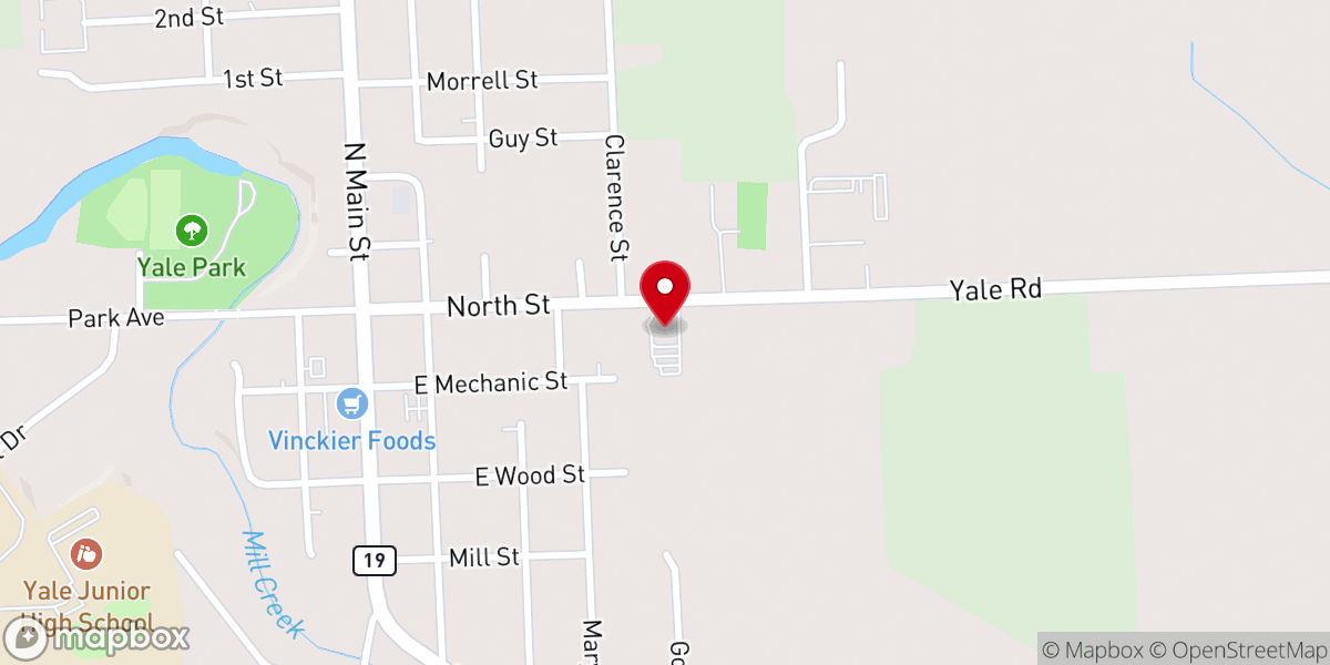 Map showing location of Trinity Missionary Church