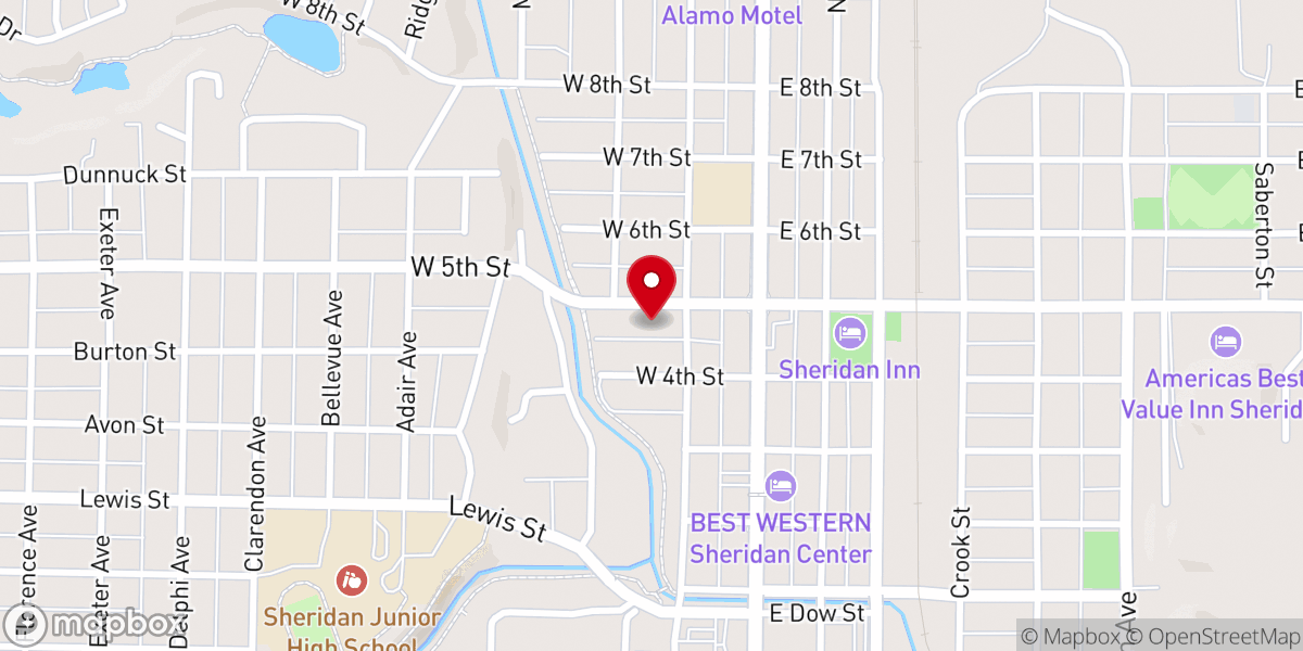 Map showing location of Family Life Center