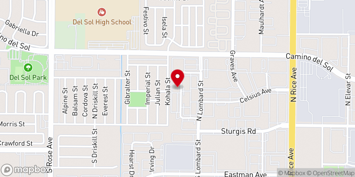 Map showing location of Pacific Coast Ministries