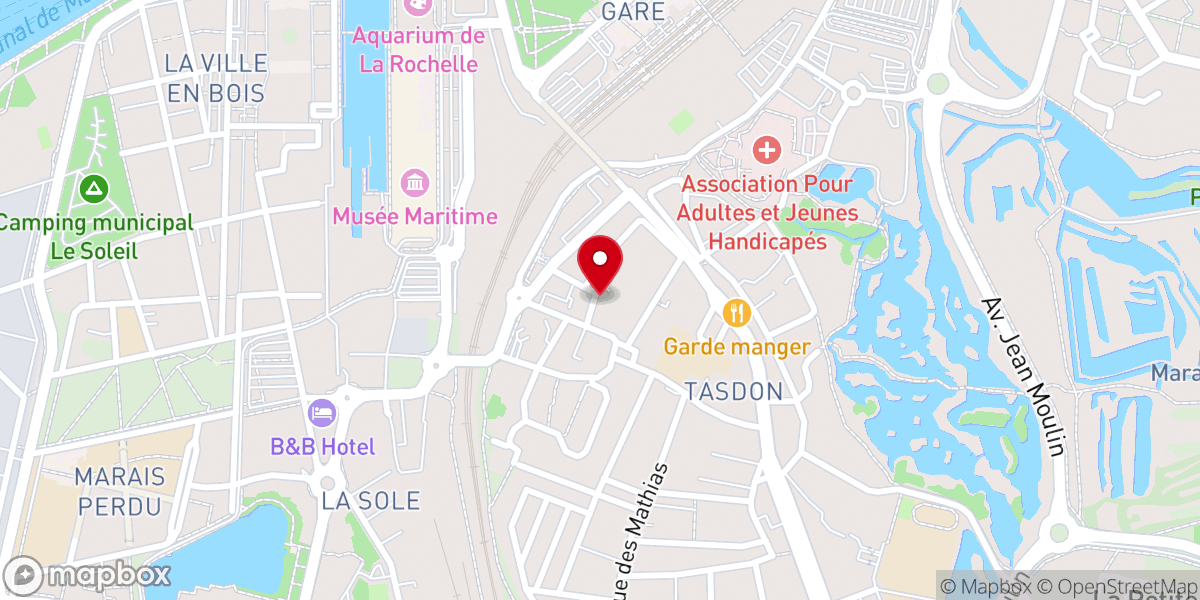 Map showing location of Eglise évangélique Assemblée de frères