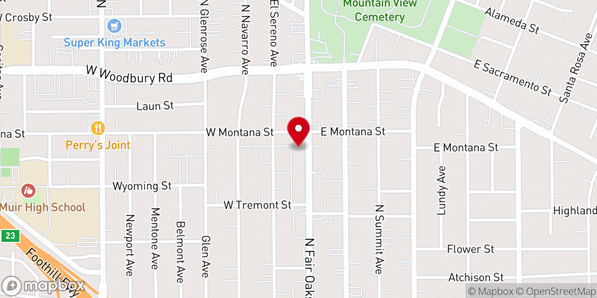 Map showing location of New Life Holiness Church Inc