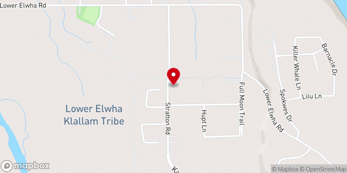 Map showing location of Elwha Assembly Of God