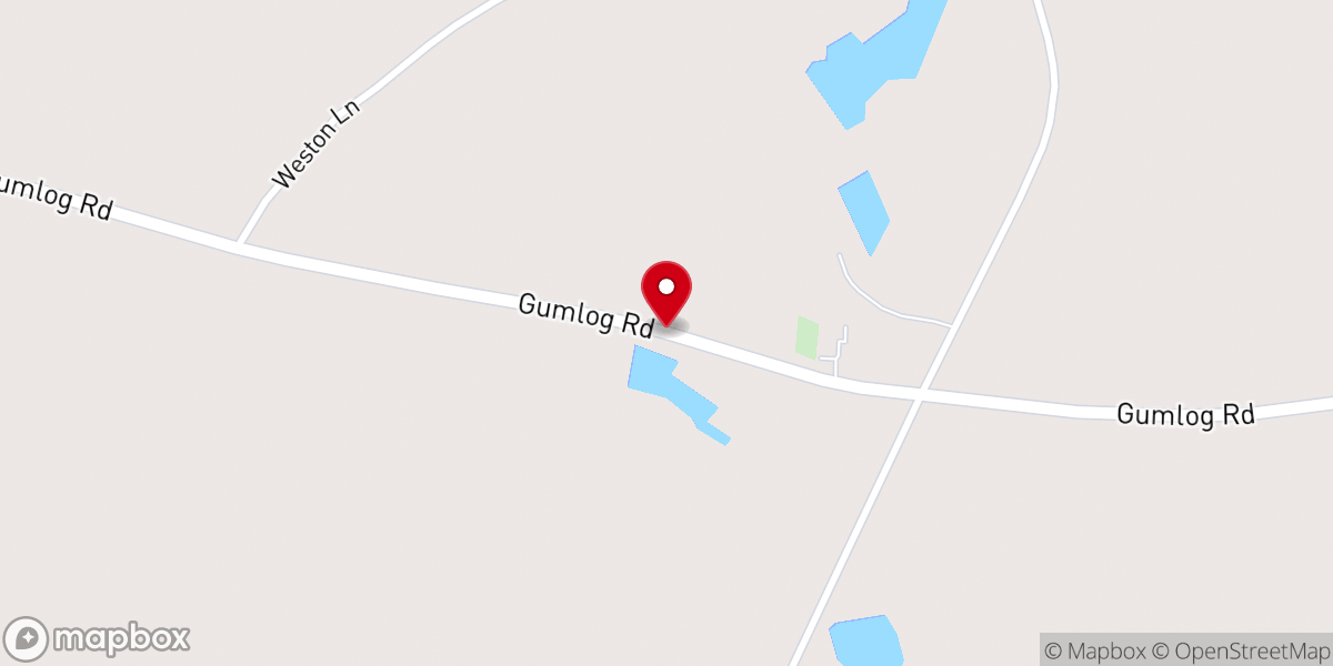 Map showing location of Rock Spring Baptist