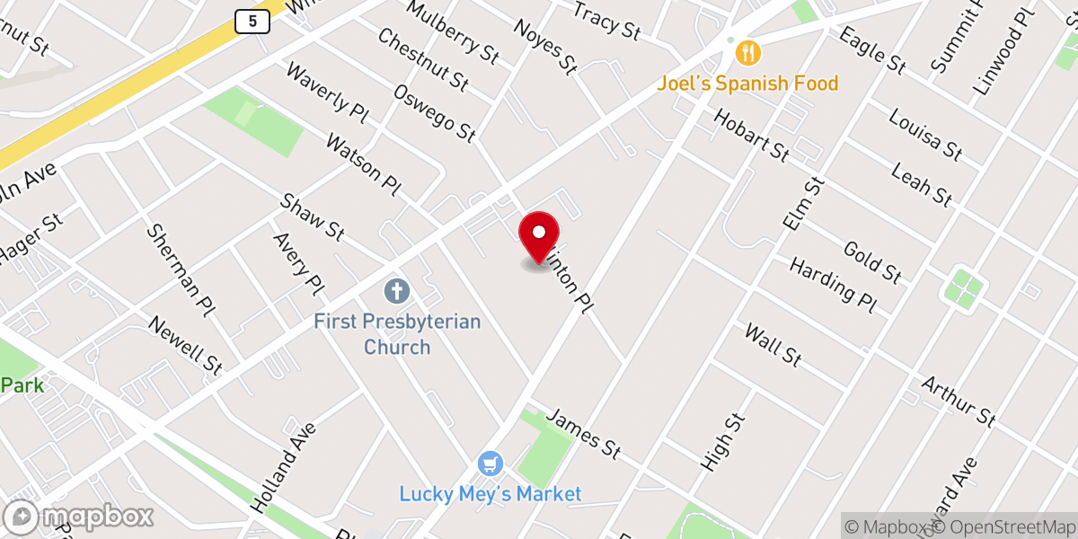 Map showing location of The Salvation Army of Utica, NY