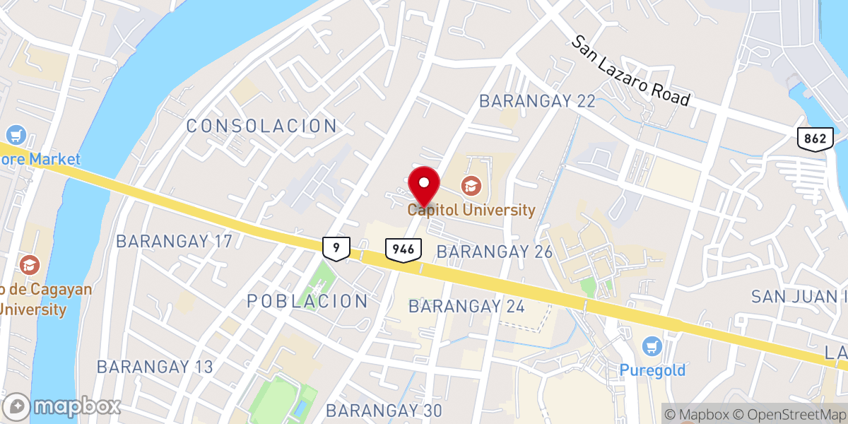 Map showing location of New Life Cagayan de Oro