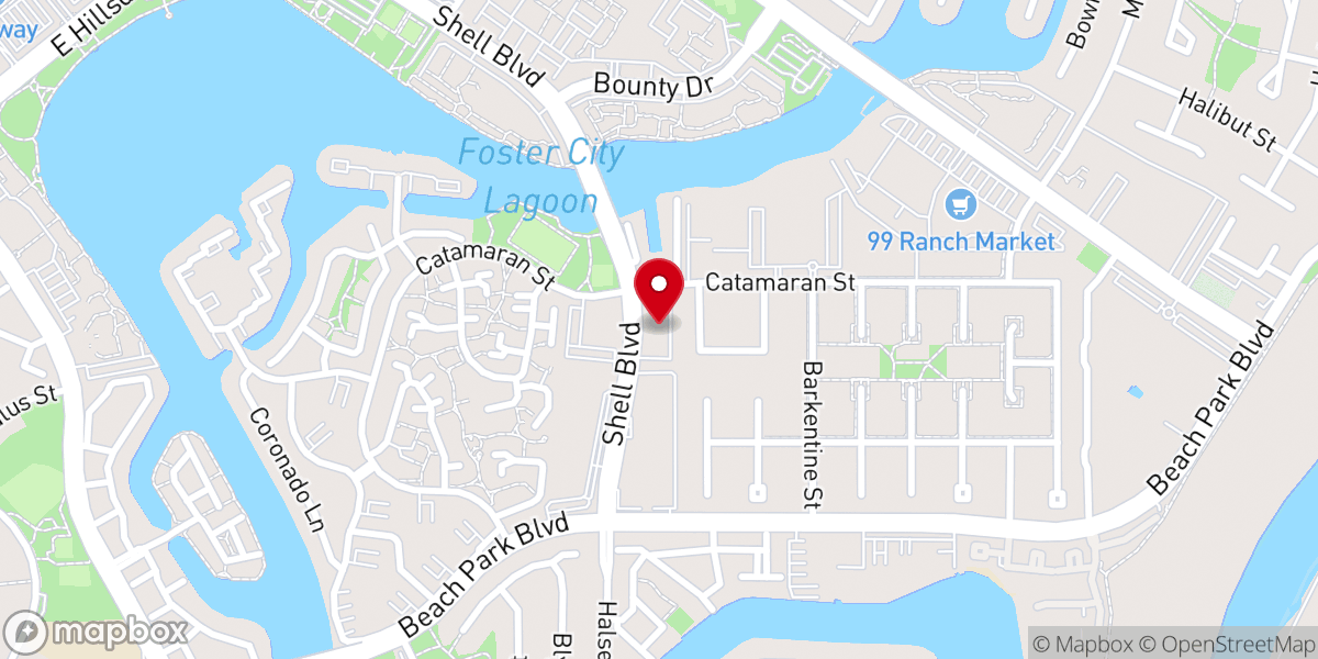Map showing location of Central Peninsula Church