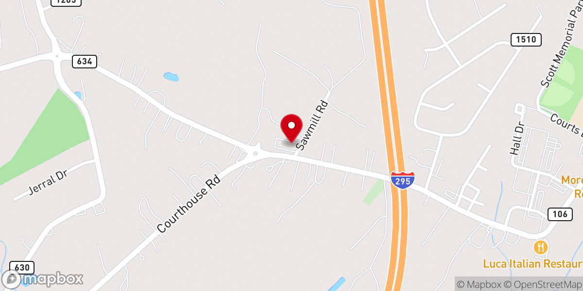 Map showing location of Prince George Church of Christ