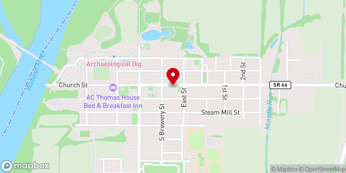 Map showing location of Victorian Doctor's Office