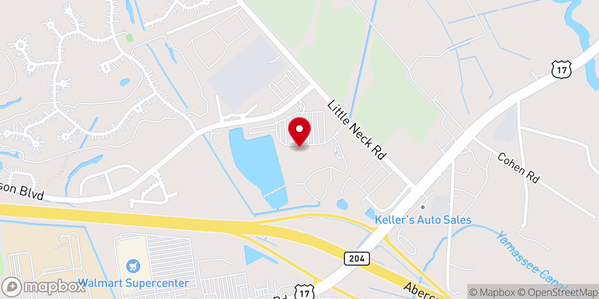 Map showing location of Compassion Christian Church