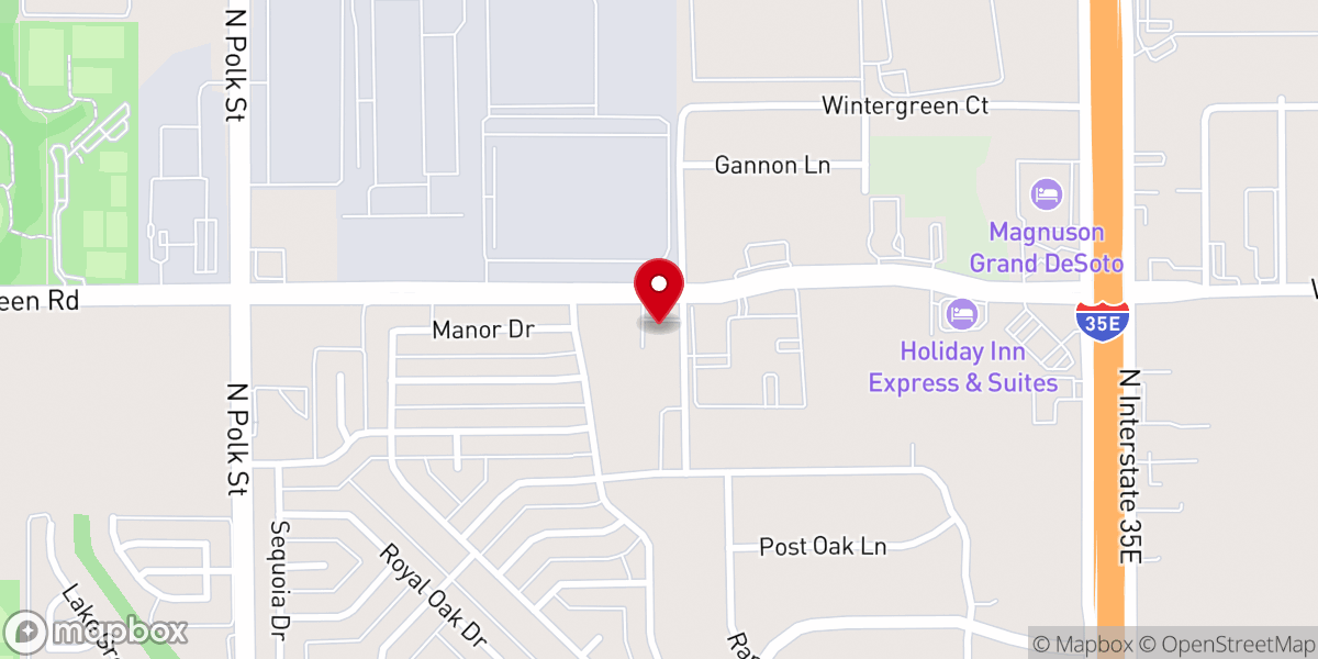 Map showing location of Grateful Fellowship Community Church