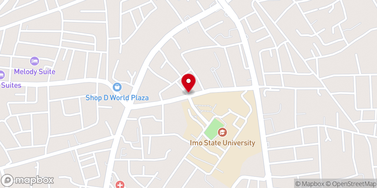 Map showing location of Praise Centre Church Int'l