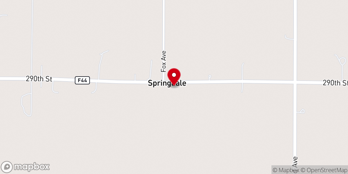 Map showing location of Springdale United Methodist