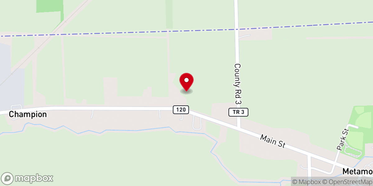 Map showing location of The Farmhouse