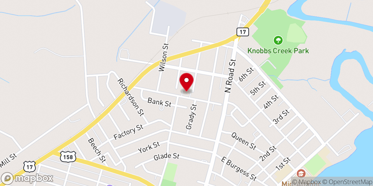 Map showing location of Faithway Apostolic Church Inc