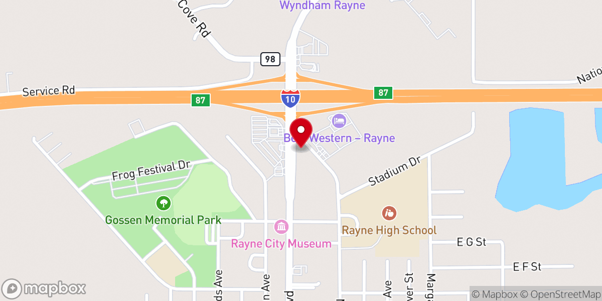 Map showing location of Sonic Drive-In